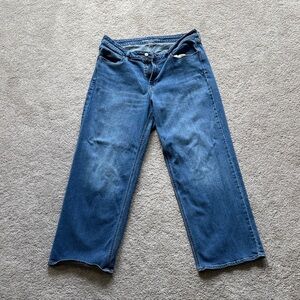 Old Navy Blue Flare & Wide Leg Jeans